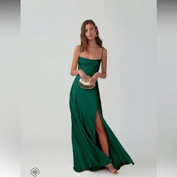 slim fit dress slacks Tina's Backless Dark Green Strappy Mini Cocktail Dress Dark Green / S by Blue Zone Planet main image 0